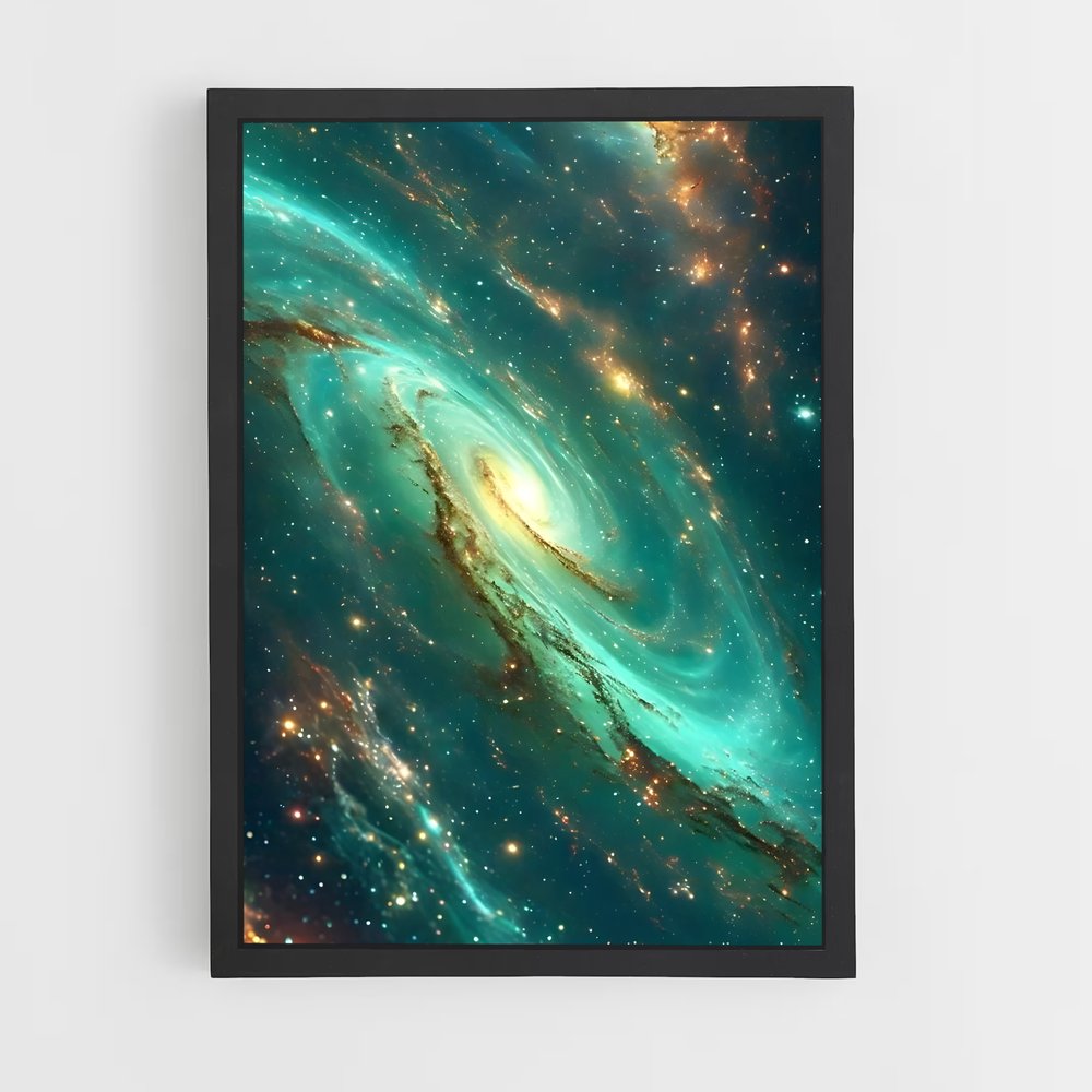 Poster Galaxie Émeraude (vue 2)
