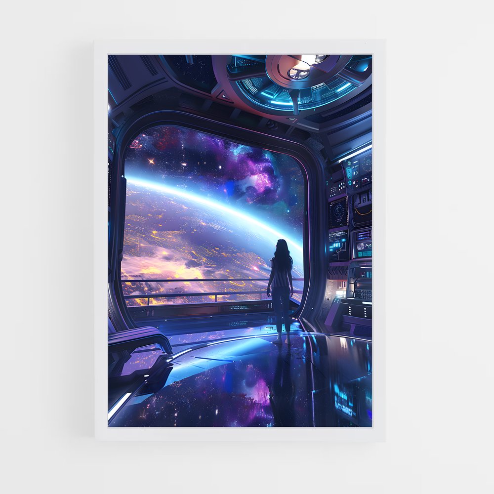 Poster Céleste Éclatant (vue 3)