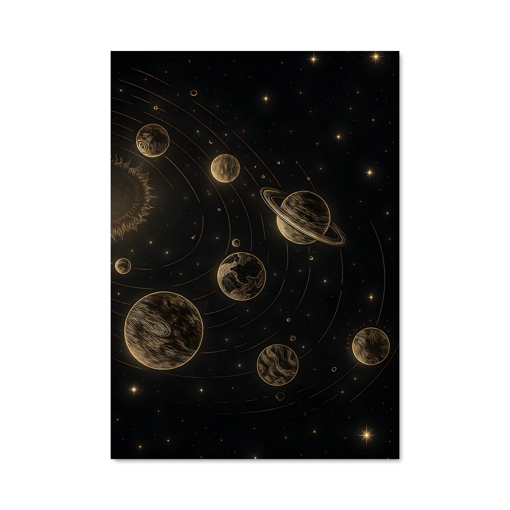 Poster Éthéré Galactique
