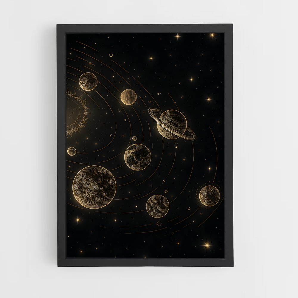 Poster Éthéré Galactique (vue 2)