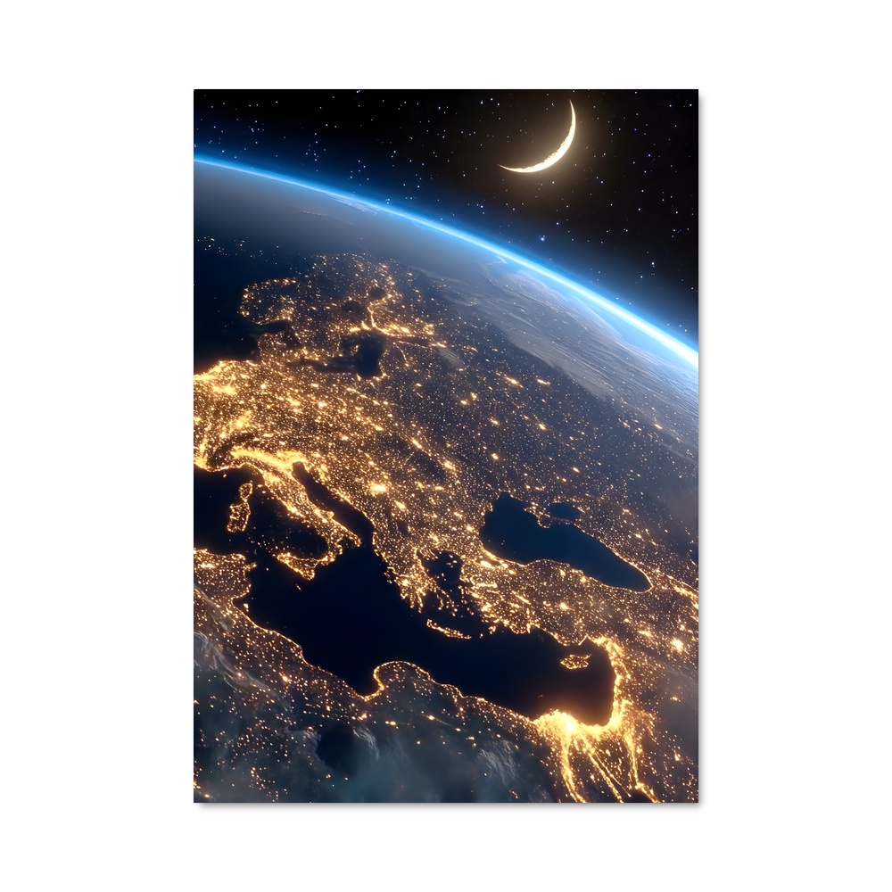 Poster Cosmique Éthéré
