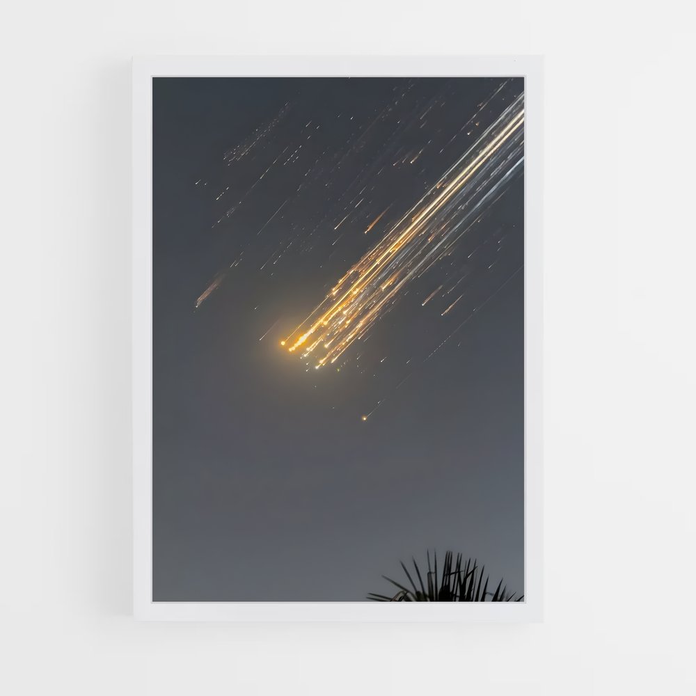 Poster Météore Tropical – affiche Missions spatiales (vue 3)
