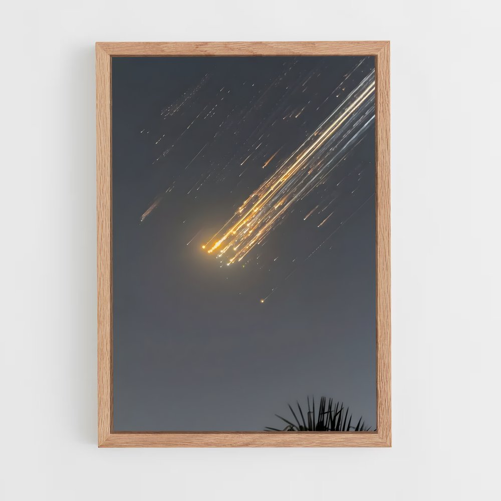 Poster Météore Tropical – affiche Missions spatiales (vue 4)