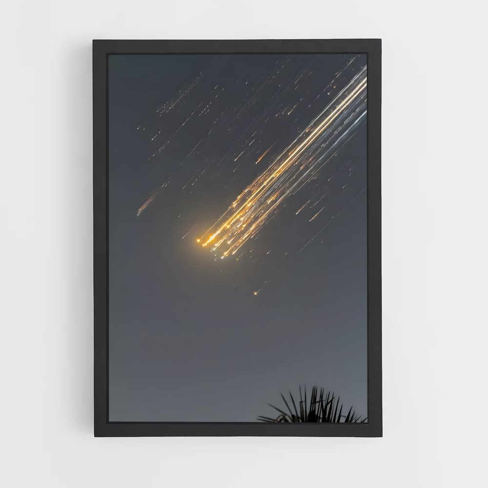 Poster Météore Tropical – affiche Missions spatiales (vue 2)