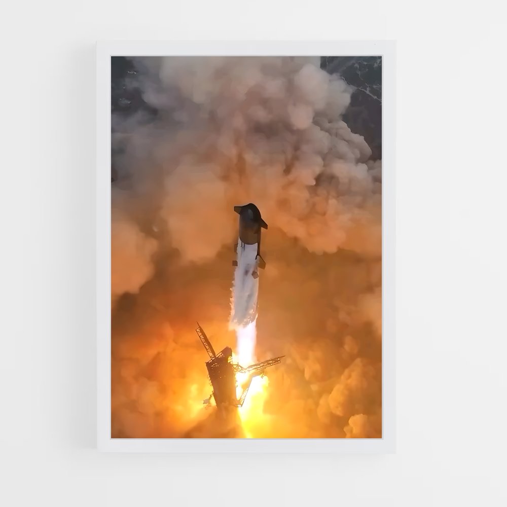 Poster Lancement Interstellaire – affiche Missions spatiales (vue 3)