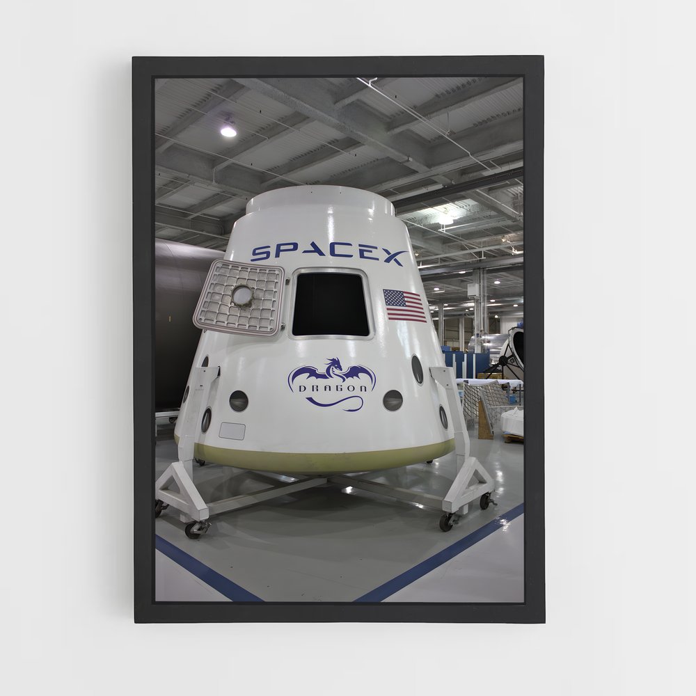Poster Garage Galactique – affiche Missions spatiales (vue 2)