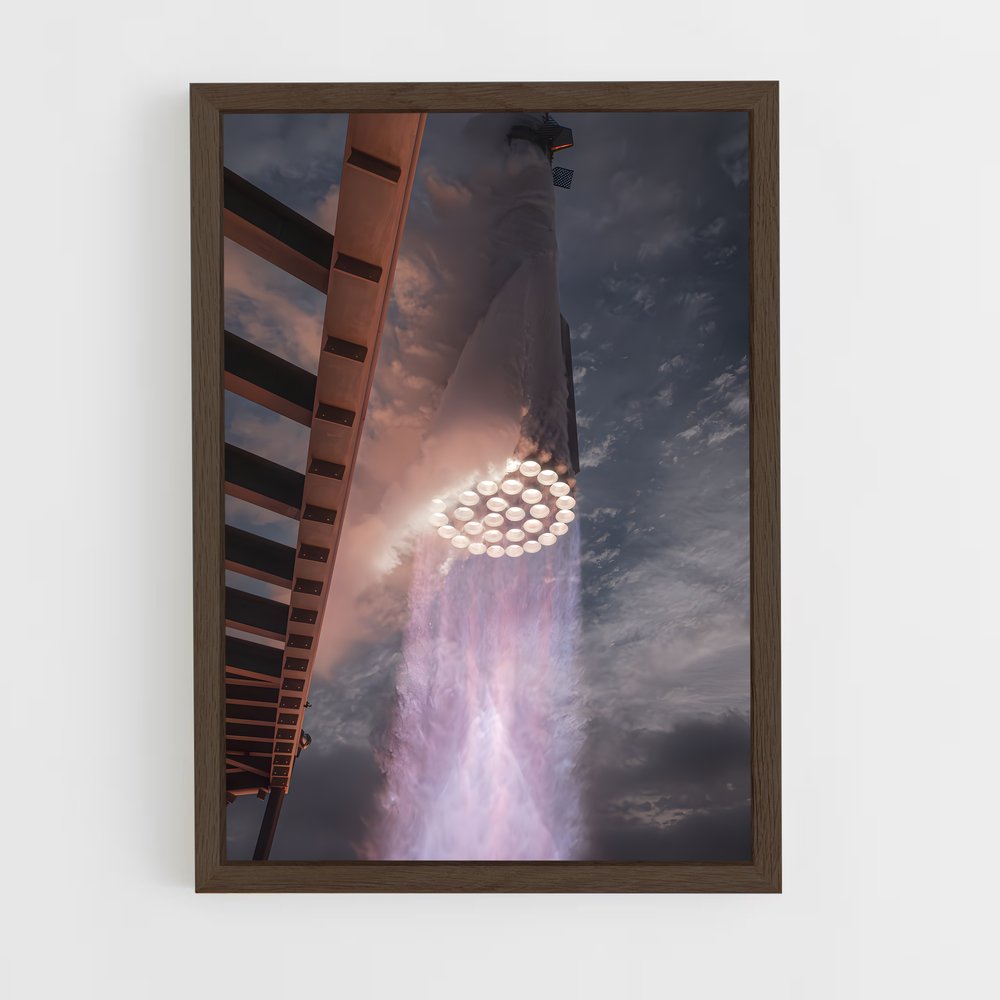 Poster splendide de Spacex – affiche Missions spatiales (vue 5)