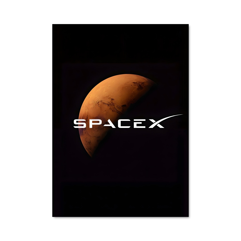 Poster Spacex magnifique