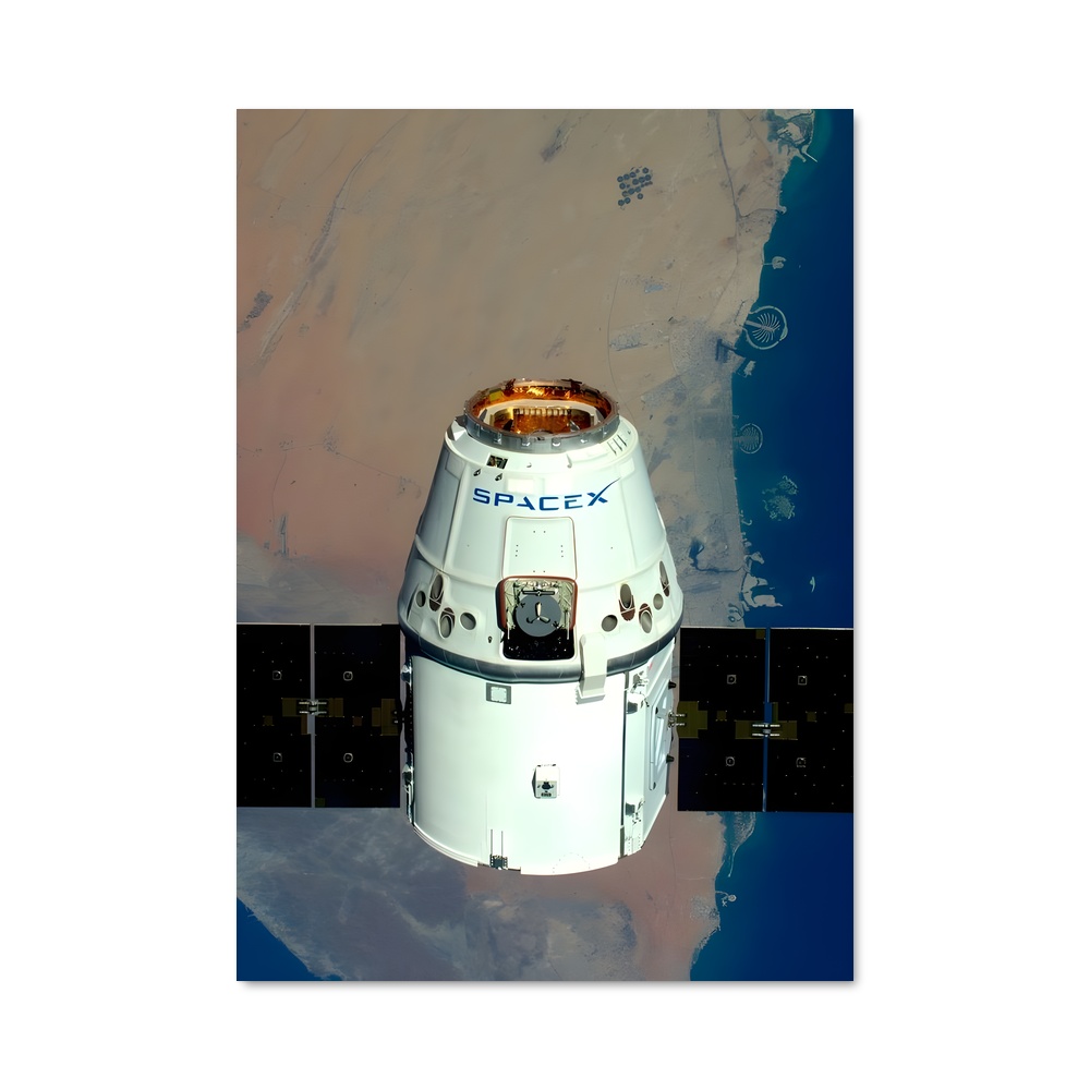 Poster fascinant de Spacex