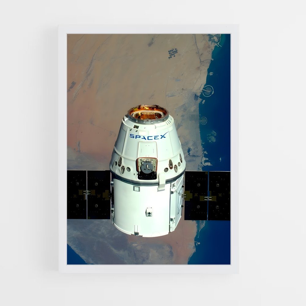 Poster fascinant de Spacex – affiche Missions spatiales (vue 3)