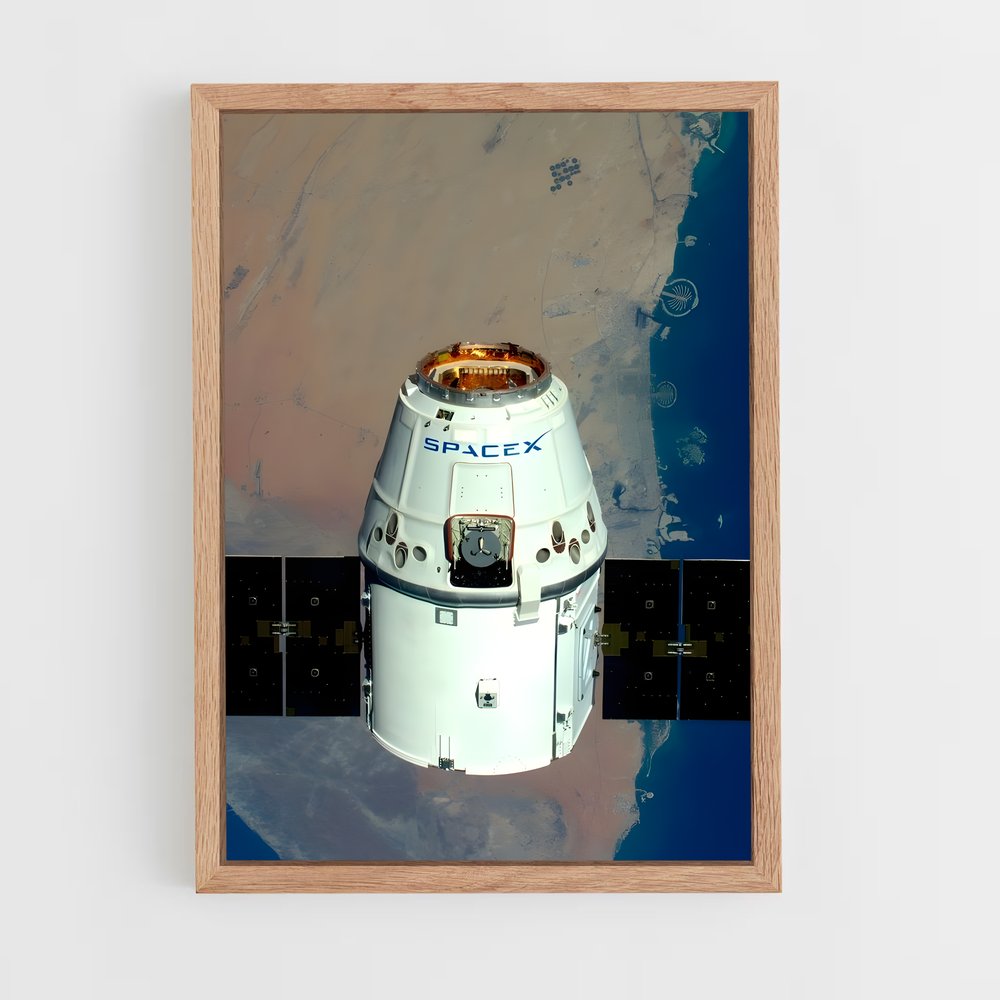 Poster fascinant de Spacex – affiche Missions spatiales (vue 4)