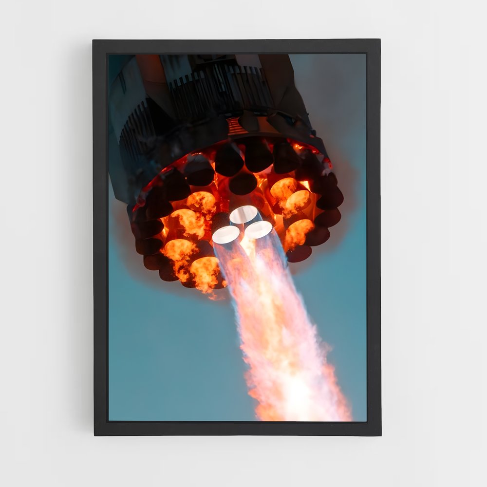 Poster Spacex fascinant – affiche Missions spatiales (vue 2)