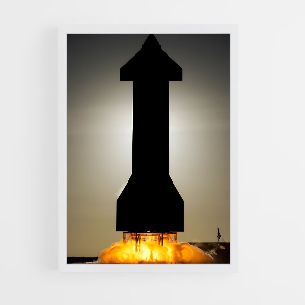 Poster Spacex captivant – affiche Missions spatiales (vue 3)