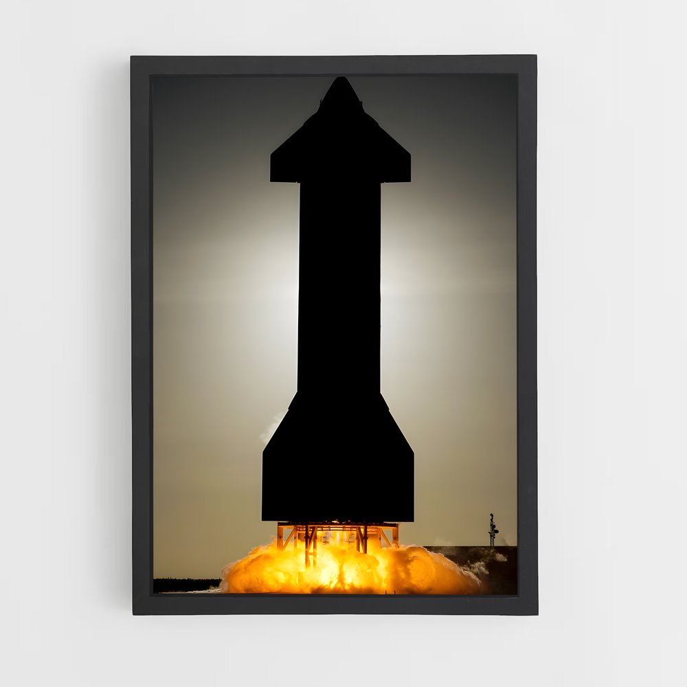 Poster Spacex captivant – affiche Missions spatiales (vue 2)