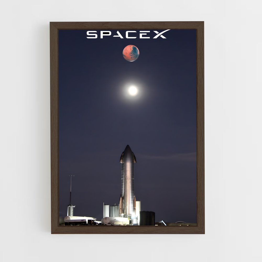 Poster SpaceX Horizon – affiche Missions spatiales (vue 5)