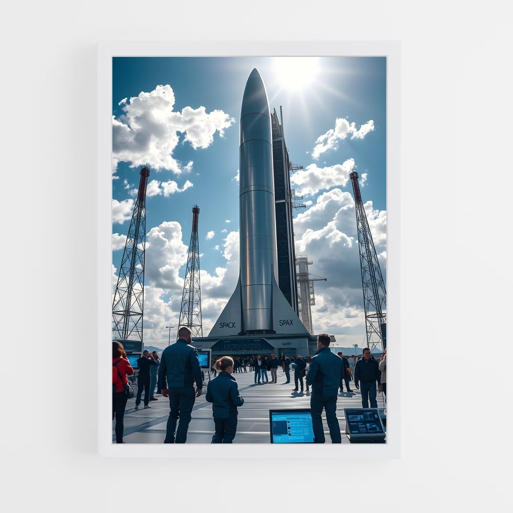 Poster L'Envol Cosmique – affiche Missions spatiales (vue 3)