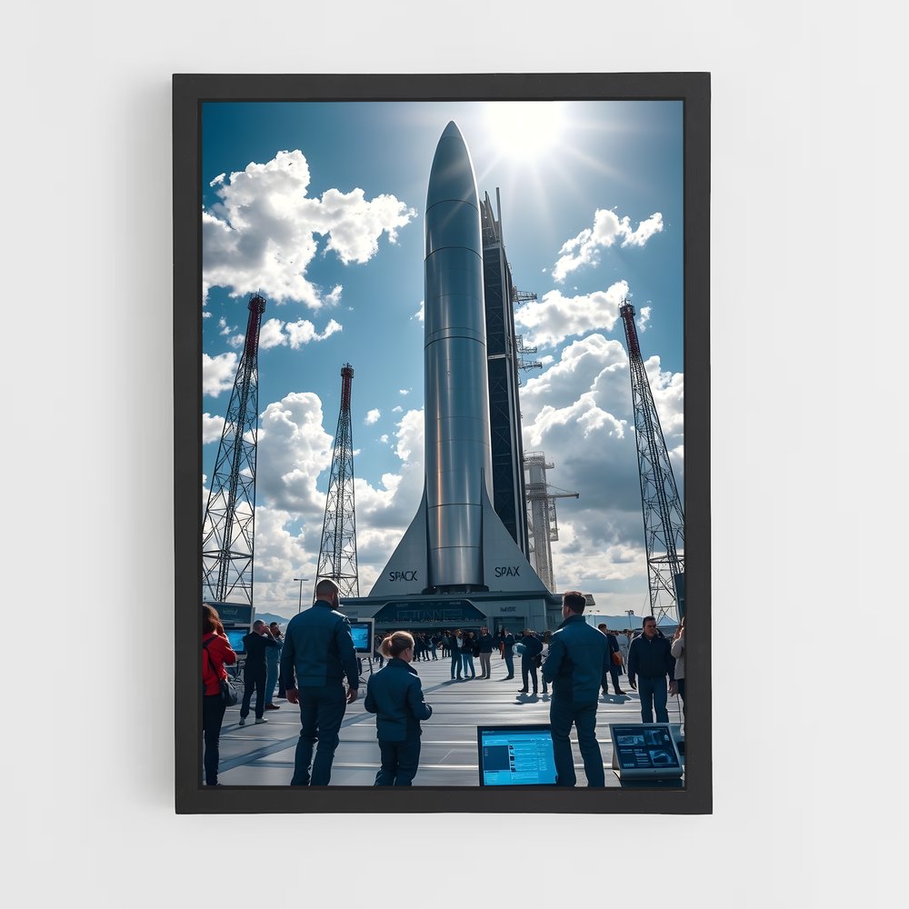 Poster L'Envol Cosmique – affiche Missions spatiales (vue 2)