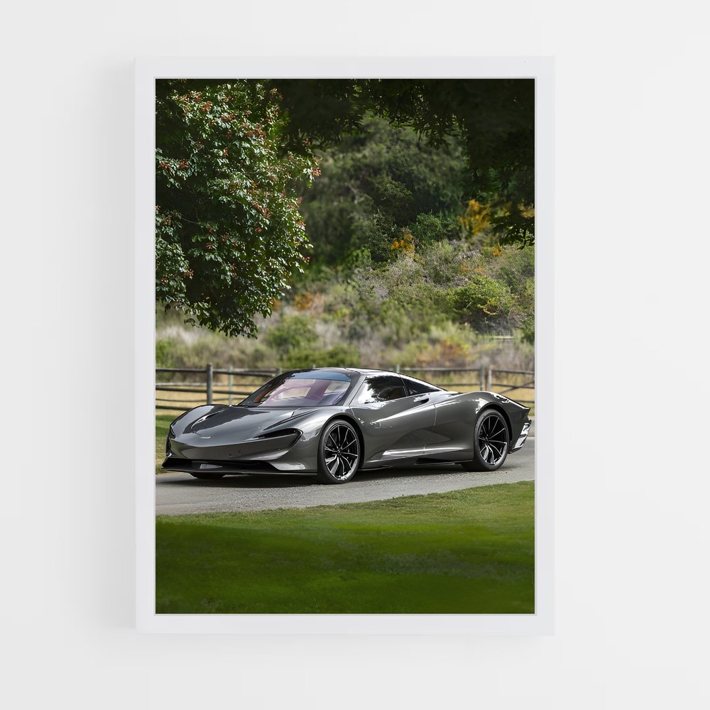 Poster Visionnaire Speedtail – affiche Mclaren (vue 3)