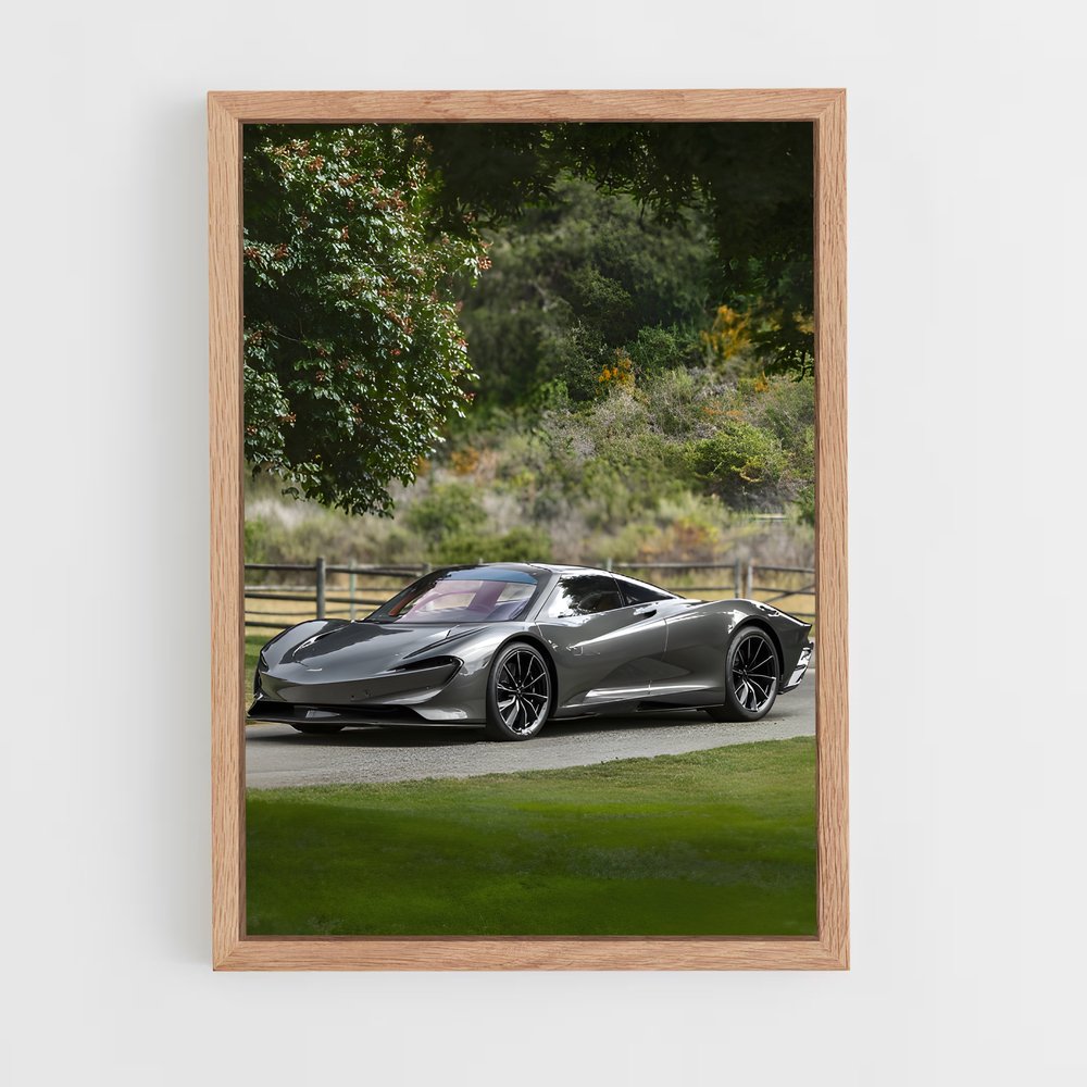 Poster Visionnaire Speedtail – affiche Mclaren (vue 4)