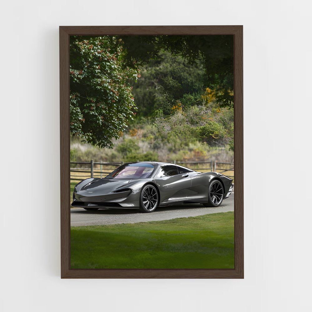 Poster Visionnaire Speedtail – affiche Mclaren (vue 5)