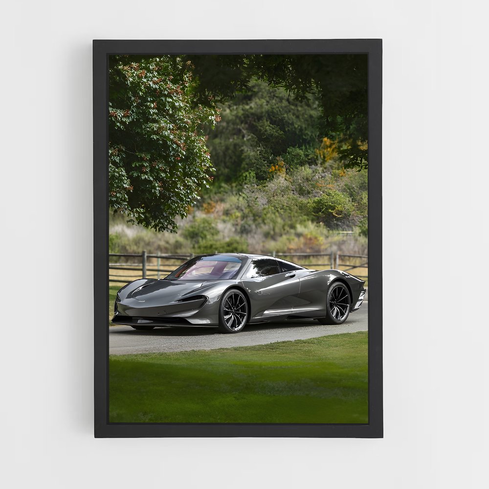 Poster Visionnaire Speedtail – affiche Mclaren (vue 2)