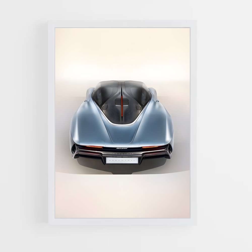 Poster Concept Car Speedtail – affiche Mclaren (vue 3)