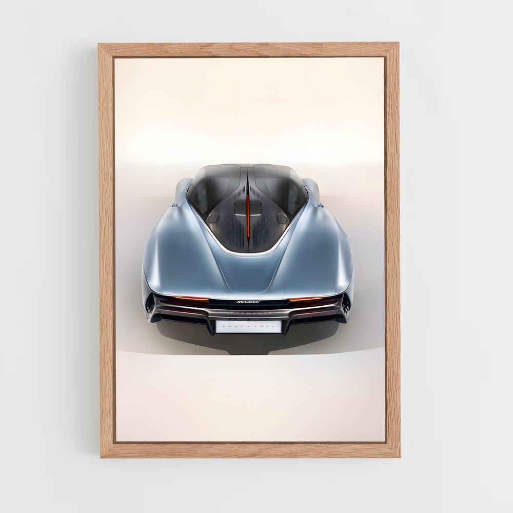 Poster Concept Car Speedtail – affiche Mclaren (vue 4)