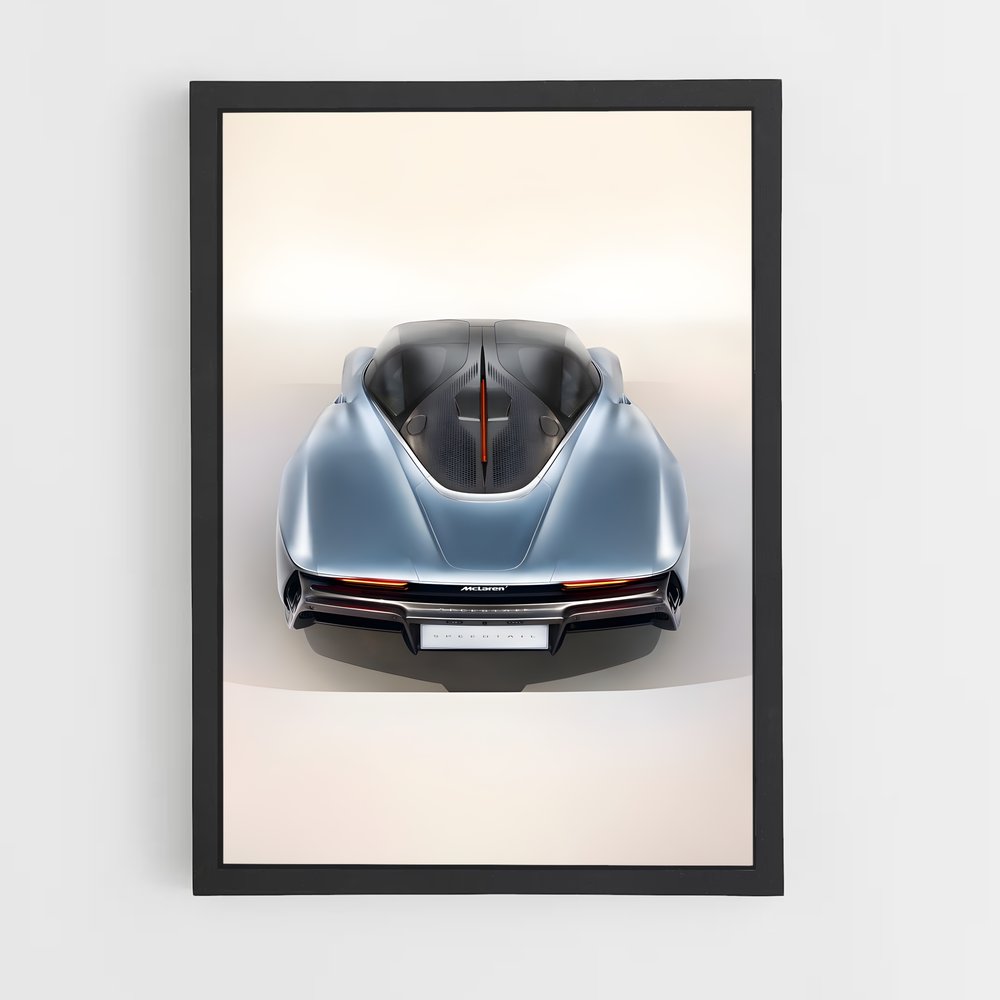 Poster Concept Car Speedtail – affiche Mclaren (vue 2)