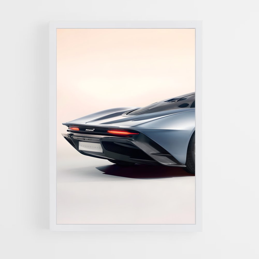Poster Vision Speedtail – affiche Mclaren (vue 3)