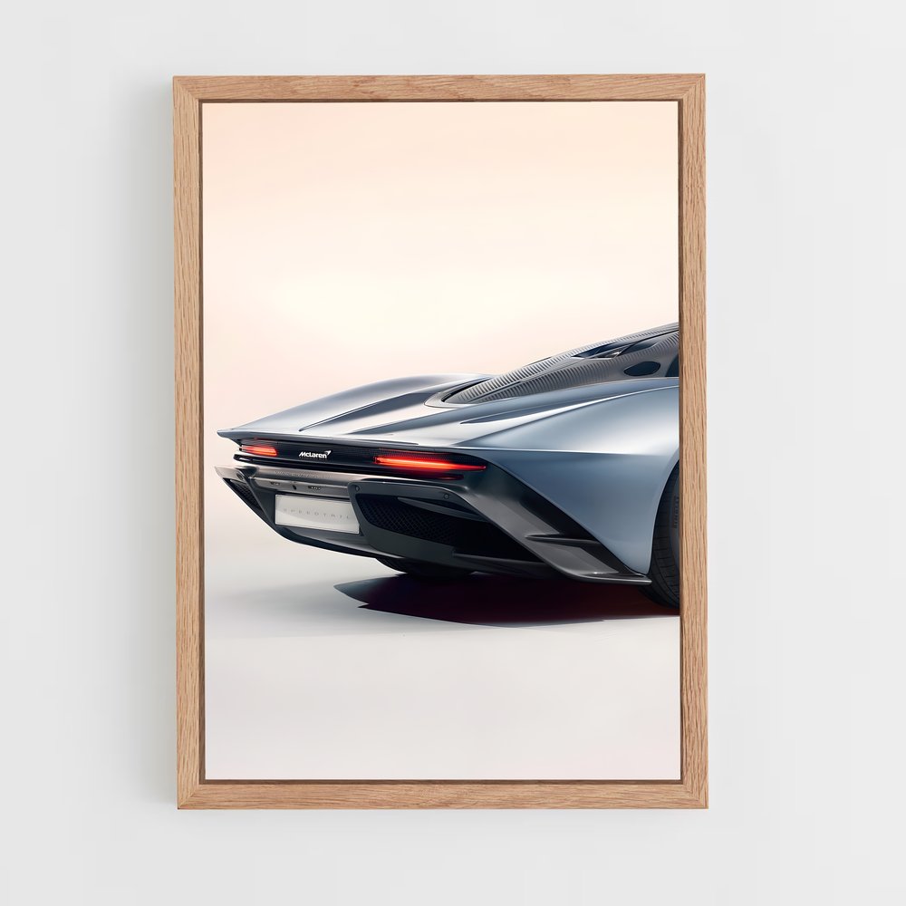 Poster Vision Speedtail – affiche Mclaren (vue 4)
