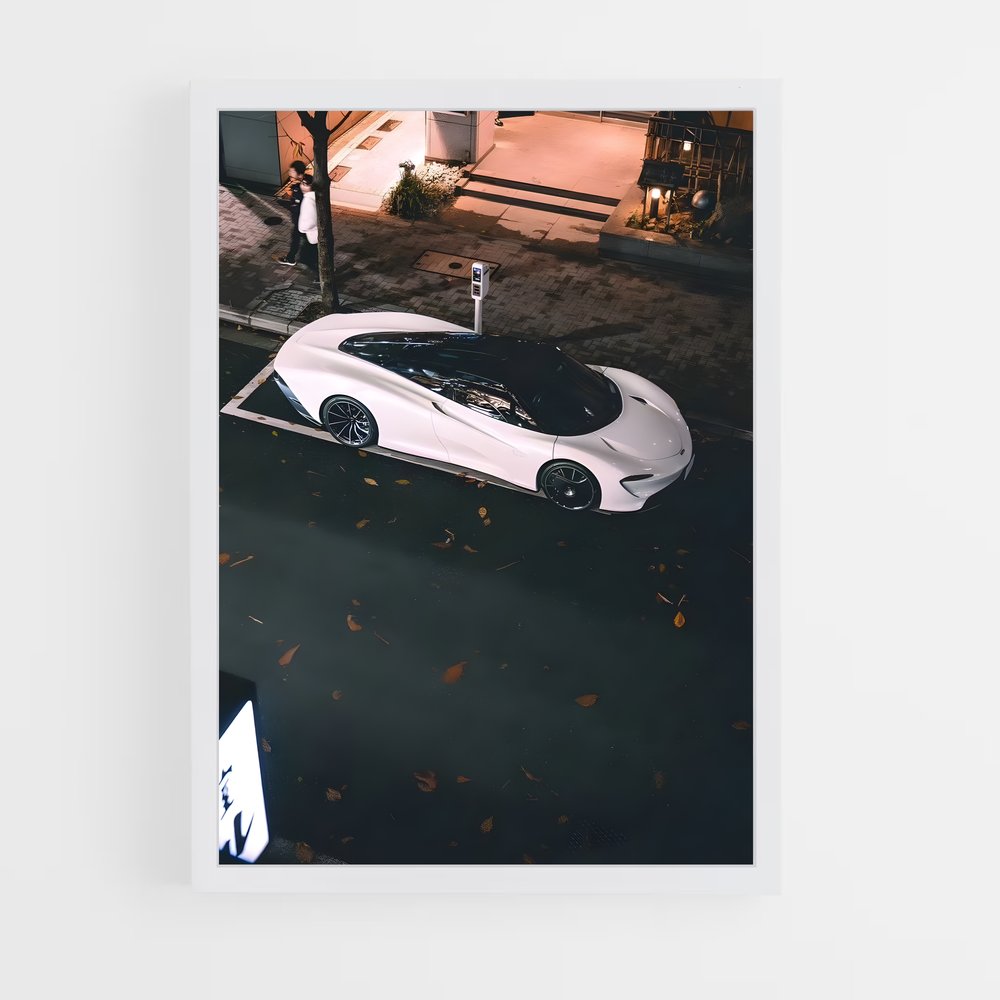 Poster Speedtail élégant – affiche Mclaren (vue 3)