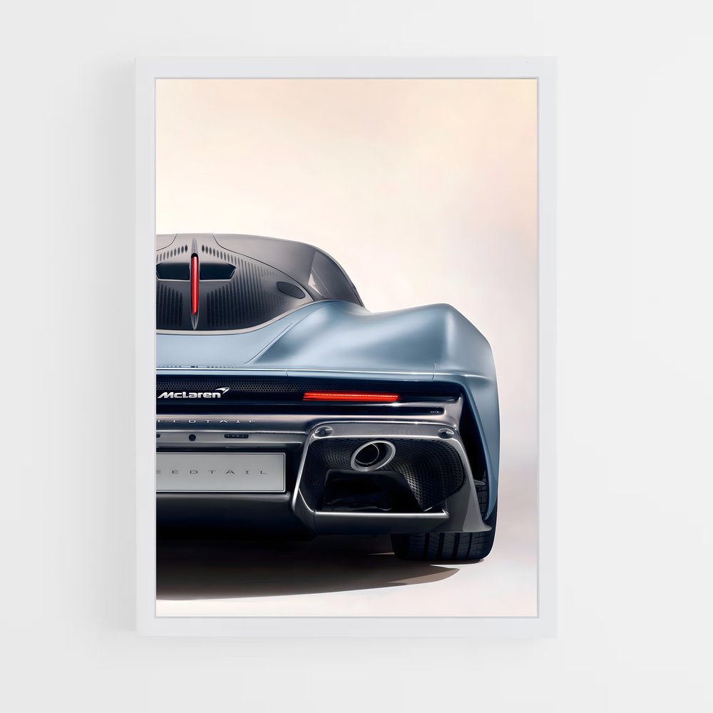 Poster Speedtail captivant – affiche Mclaren (vue 3)