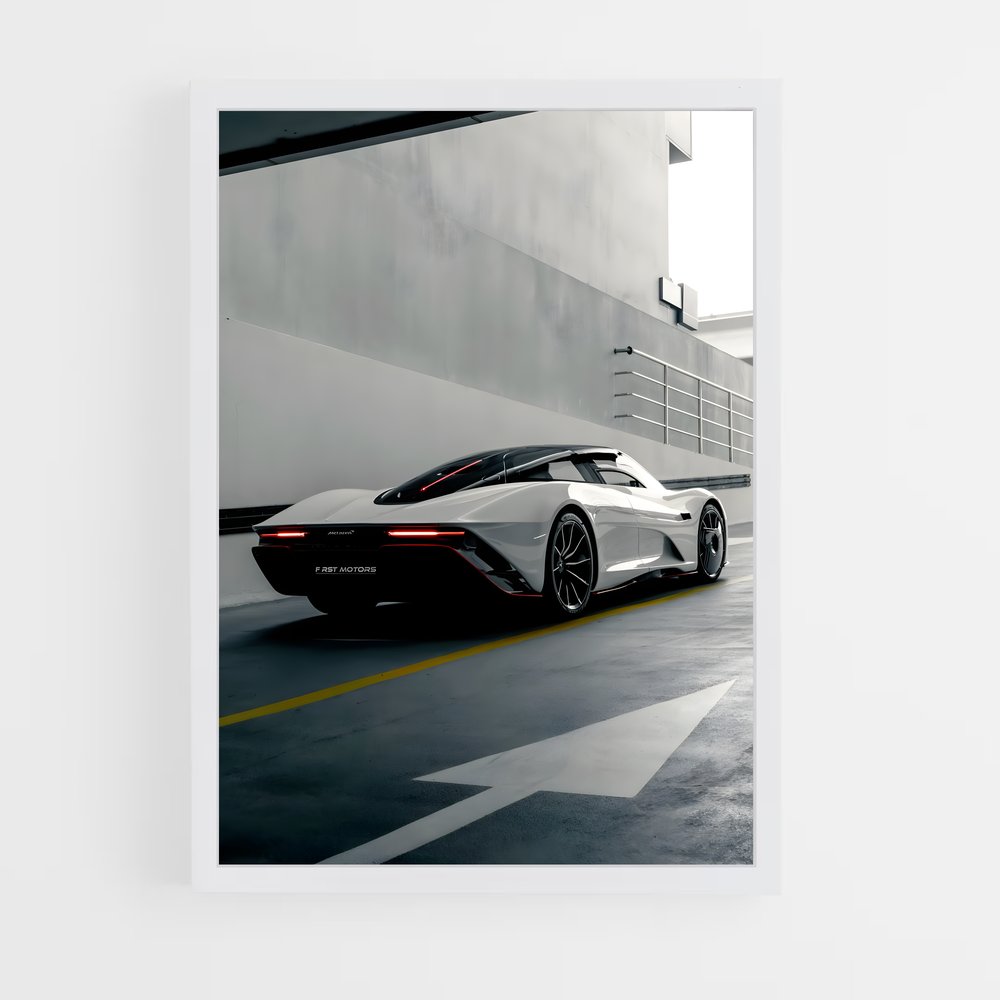 Poster Visionary Speedtail – affiche Mclaren (vue 3)