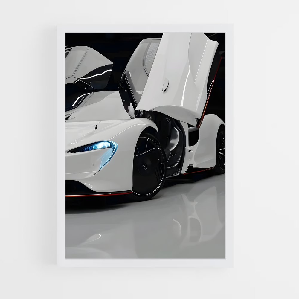 Poster Vélocité Élégante – affiche Mclaren (vue 3)