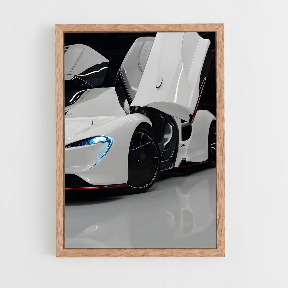 Poster Vélocité Élégante – affiche Mclaren (vue 4)