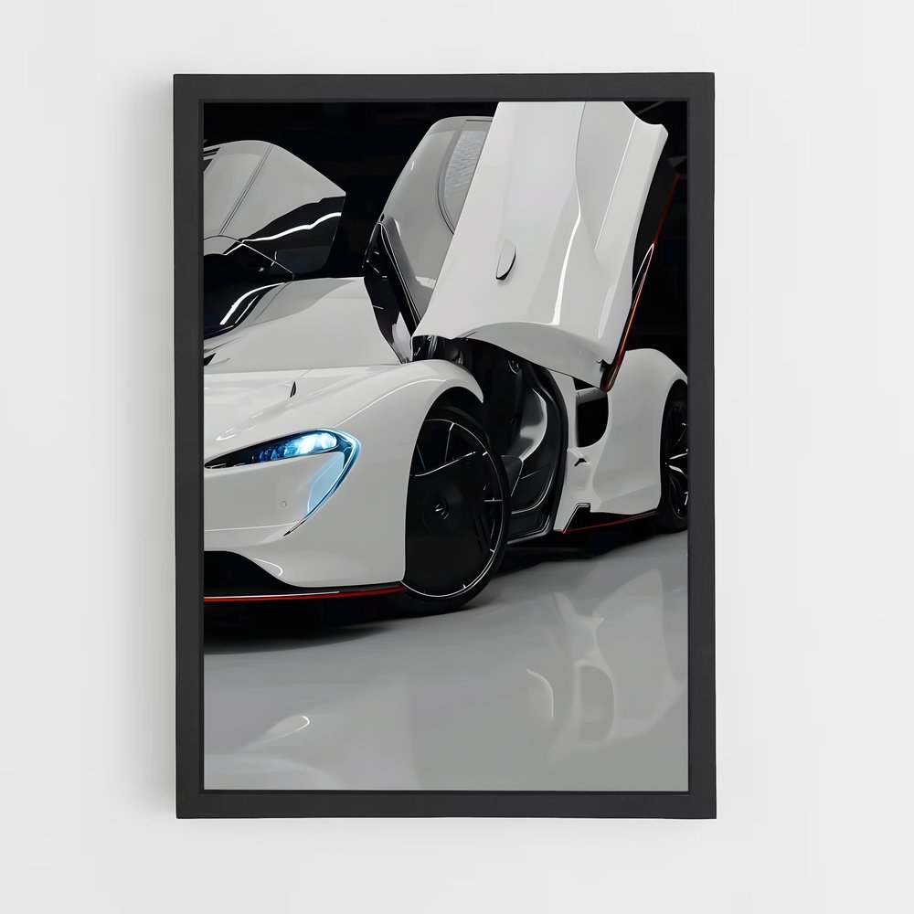 Poster Vélocité Élégante – affiche Mclaren (vue 2)