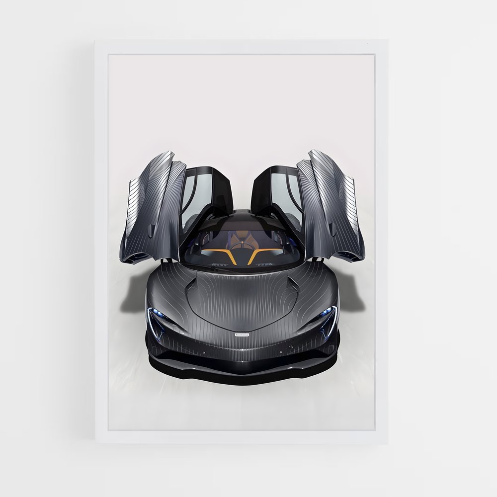 Poster Élégance Speedtail – affiche Mclaren (vue 3)