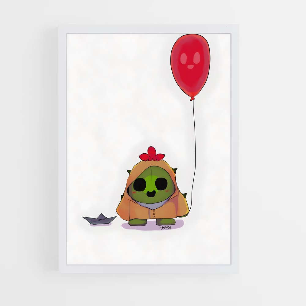 Poster Ballon de Spike – affiche Brawl Star (vue 3)