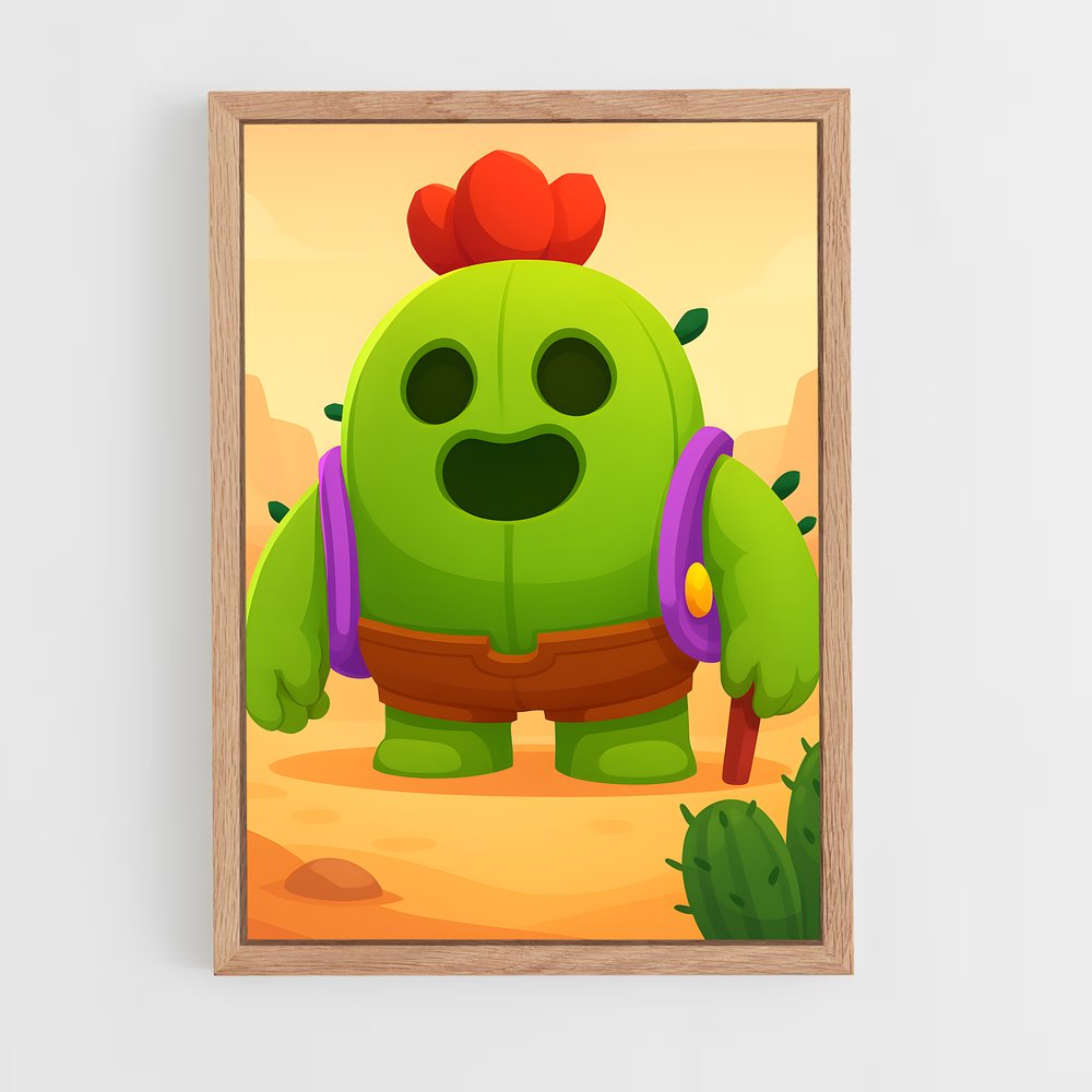 Poster Capitaine Écarlate – affiche Brawl Star (vue 4)