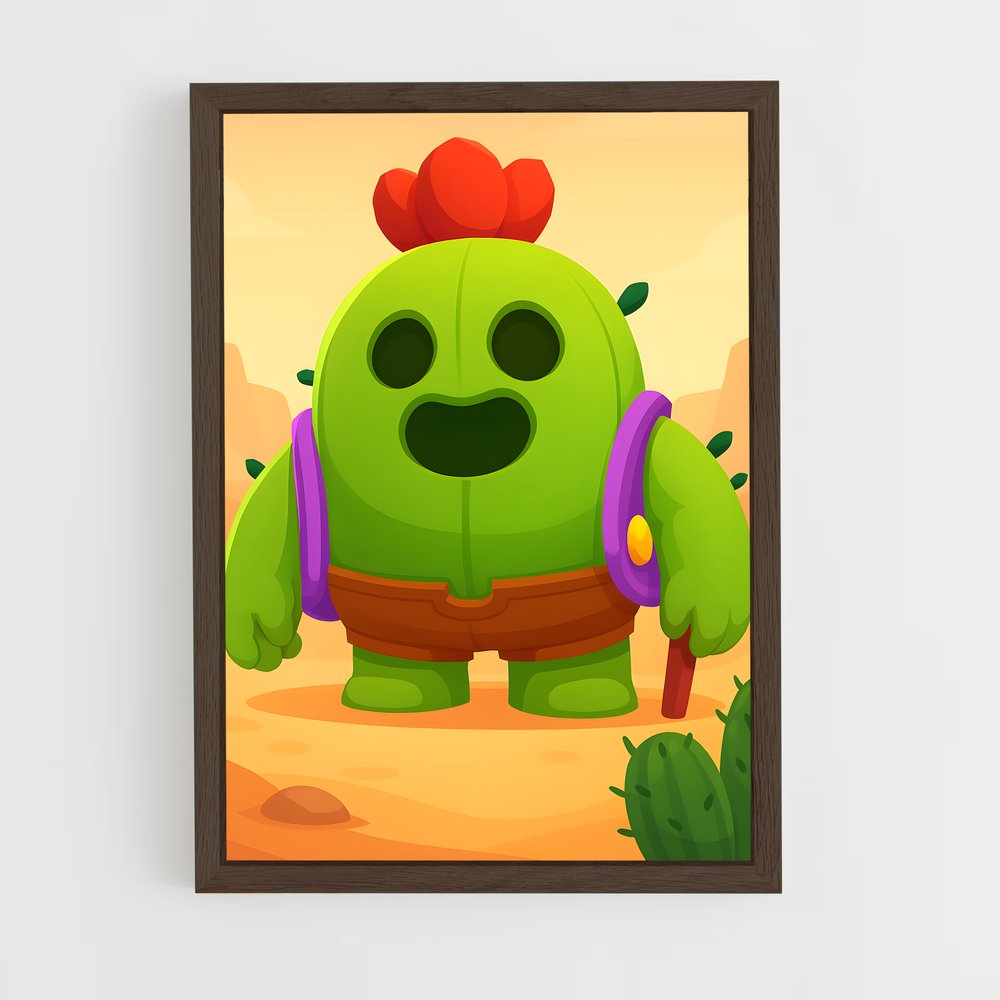 Poster Capitaine Écarlate – affiche Brawl Star (vue 5)