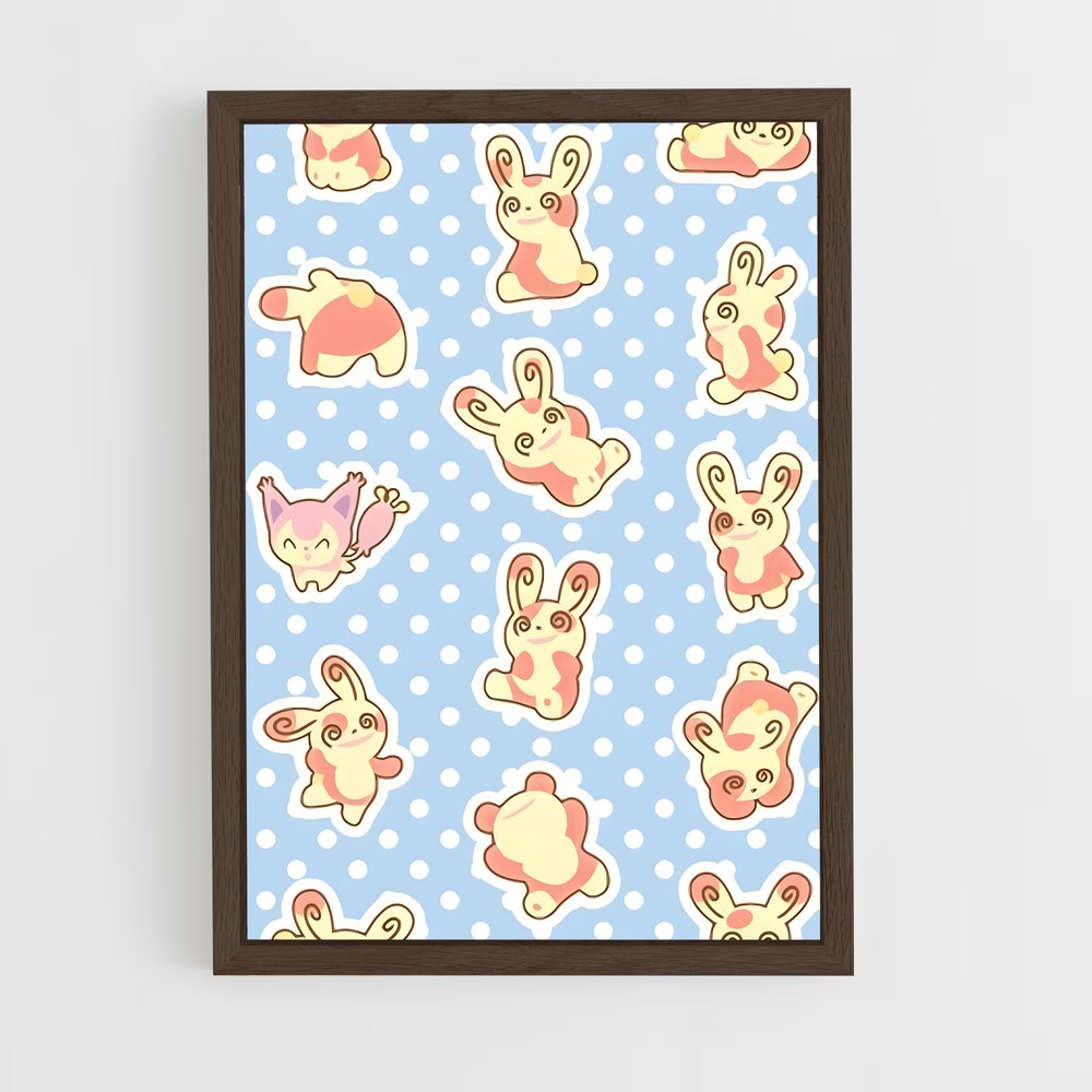 Poster Lapinou Chic – affiche Pokemon (vue 5)
