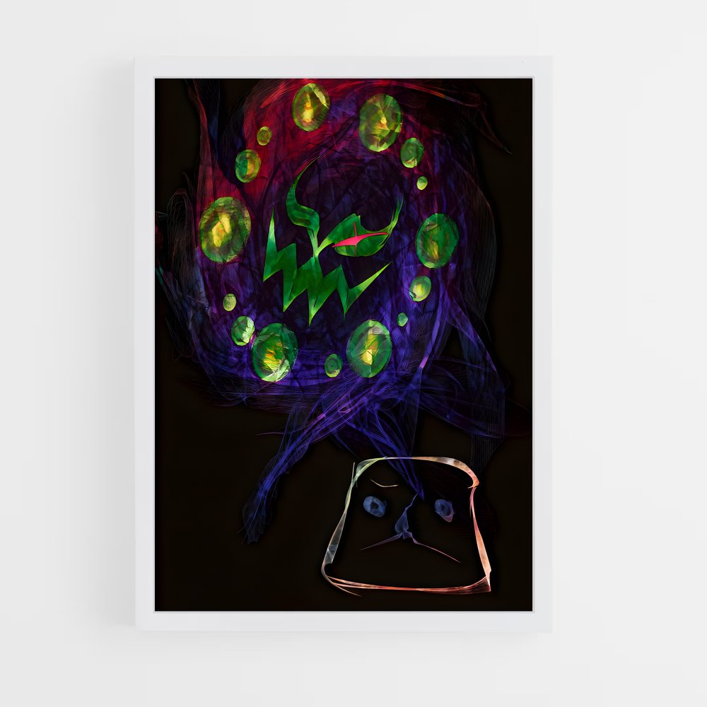 Poster Lumières Mystiques – affiche Pokemon (vue 3)