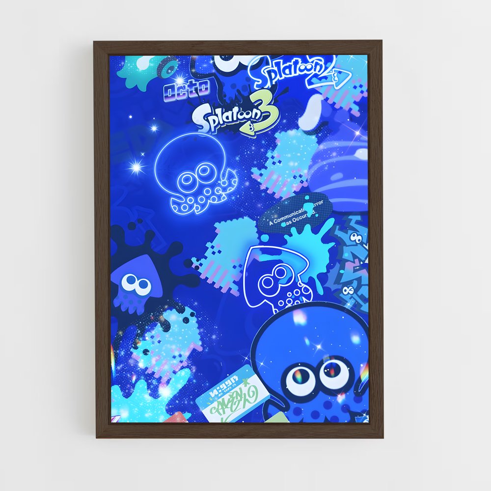 Poster Splash Party – affiche Splatoon (vue 5)