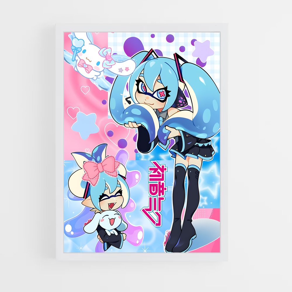 Poster Inked Adventure – affiche Splatoon (vue 3)