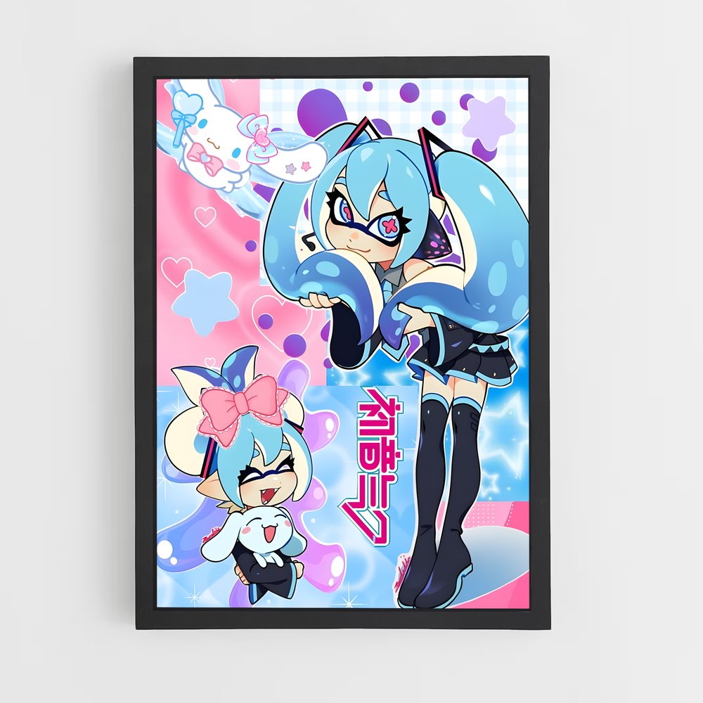 Poster Inked Adventure – affiche Splatoon (vue 2)
