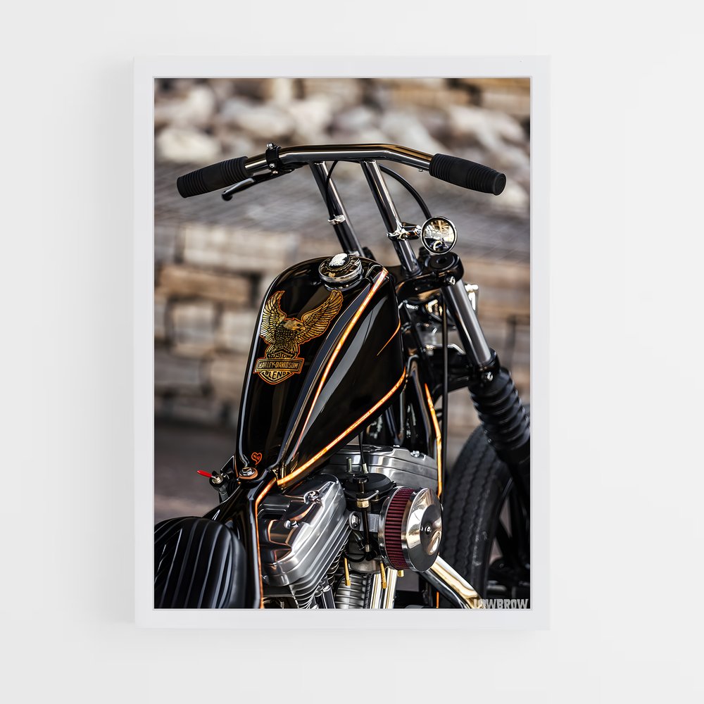 Poster Moto Urbain – affiche Harley-Davidson (vue 3)