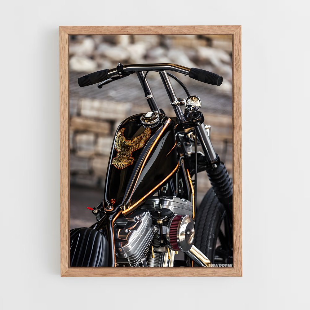 Poster Moto Urbain – affiche Harley-Davidson (vue 4)