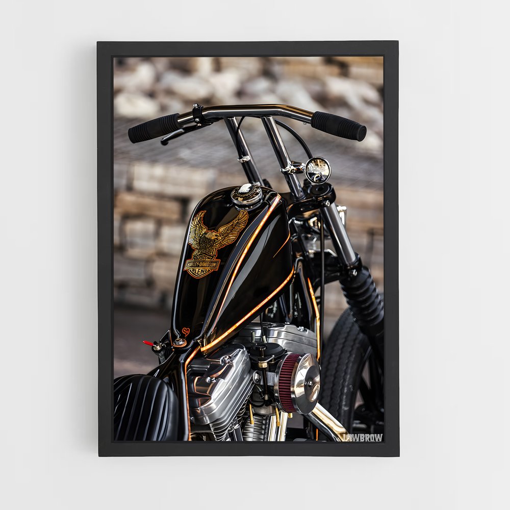 Poster Moto Urbain – affiche Harley-Davidson (vue 2)