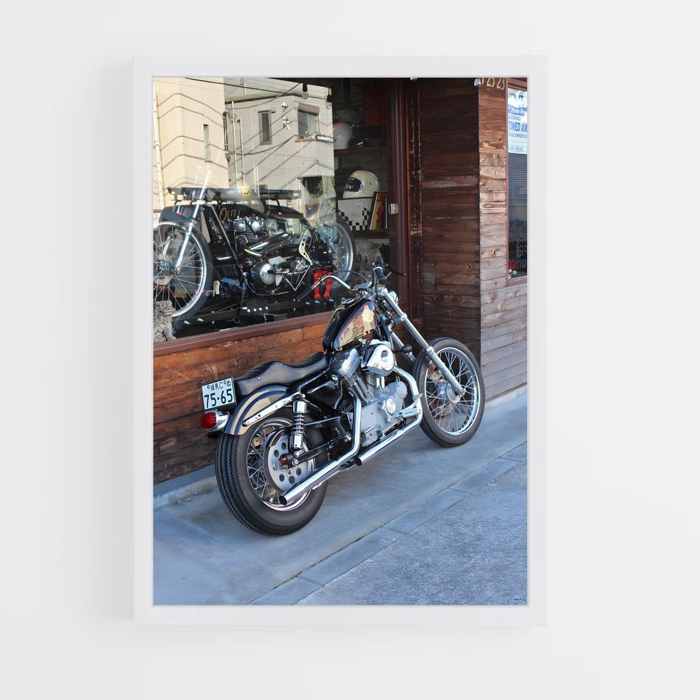 Poster Ride & Shop – affiche Harley-Davidson (vue 3)