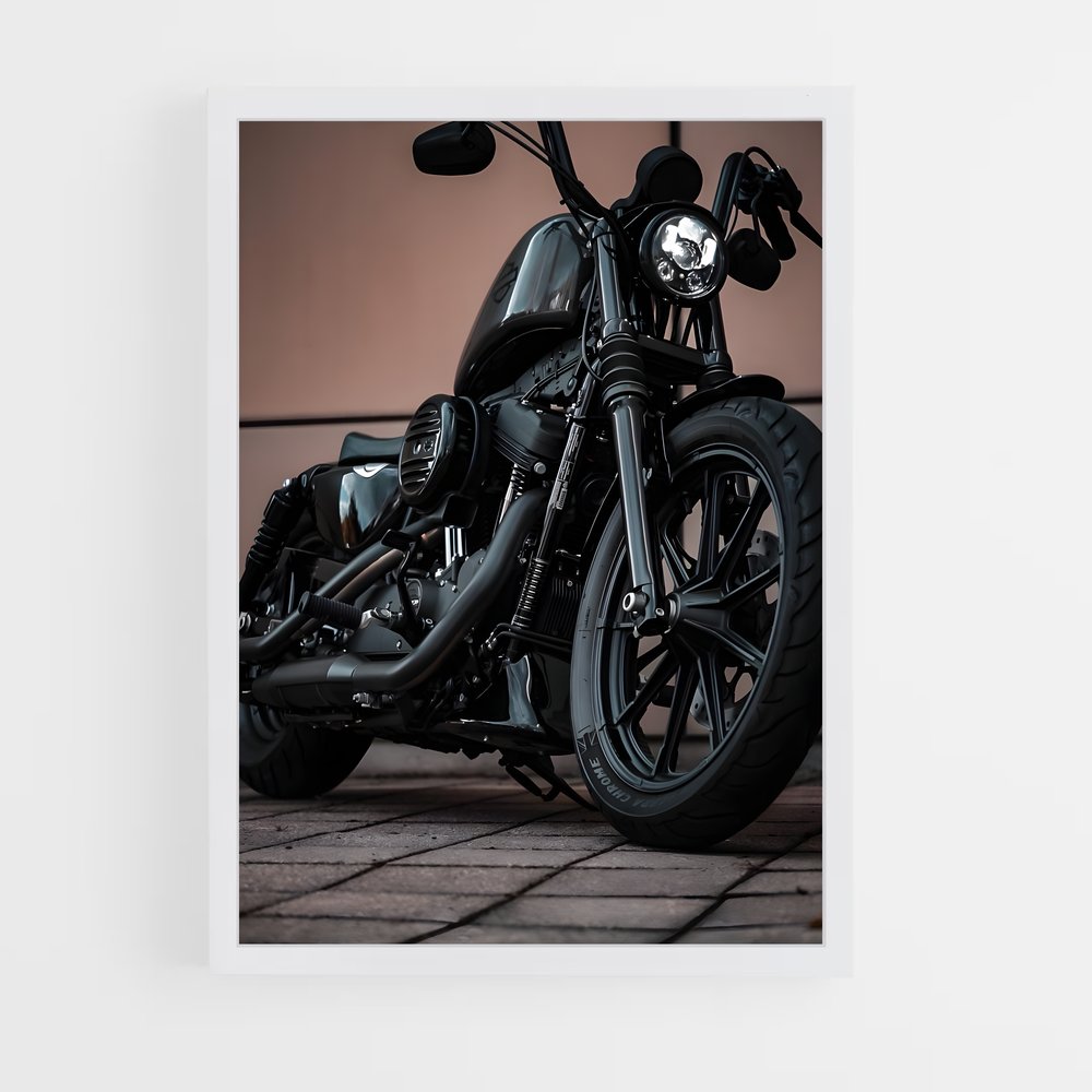 Poster Roadster Noir – affiche Harley-Davidson (vue 3)